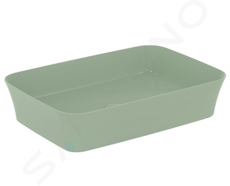 Ideal Standard Ipalyss - Aufsatzwaschbecken 55x38 cm, ohne Überlauf, Sage E2076X9