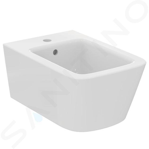 Ideal Standard Blend - Závěsný bidet, 360x540 mm, s přepadem, otvor pro baterii, bílá T368701