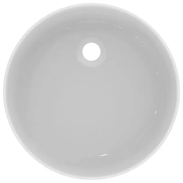 Ideal Standard T369101 CONCA lavabo rettangolare sospeso o da appoggio L.60  cm, monoforo, con troppopieno, colore bianco finitura lucido