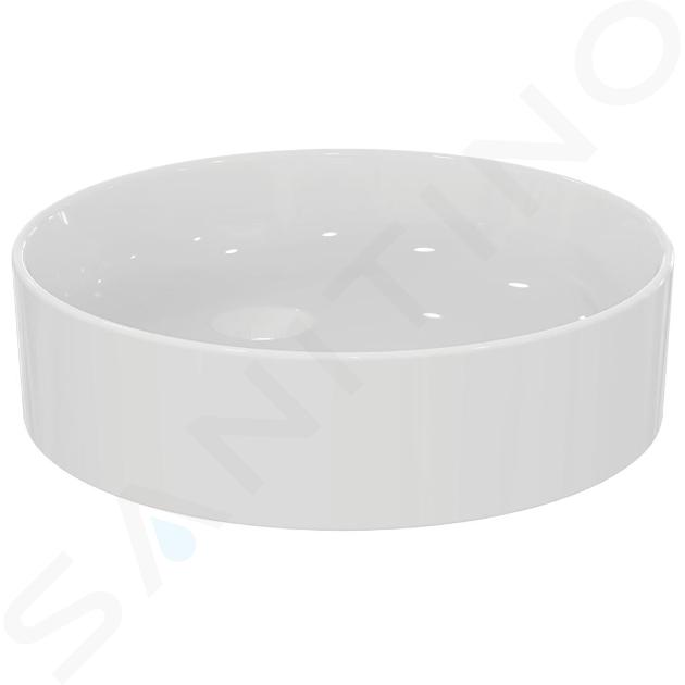 Ideal Standard Conca Ceram - Lavamanos, diámetro 450 mm, sin rebosadero, blanco T369601