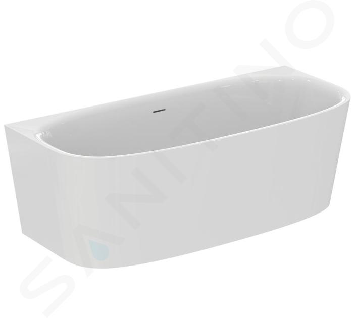 Ideal Standard Dea - Badewanne freistehend an der Wand, 180x80 cm, Weiß T994001