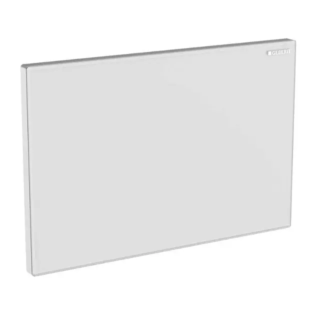 Geberit Sistemas de descarga de WC - Placa de cobertura, cristal blanco 115.766.SI.1