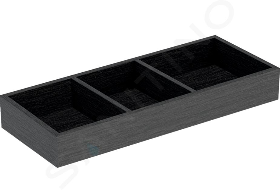 Geberit VariForm - Casier de rangement agencement 18x6x37 cm, gris foncé 501.156.00.1