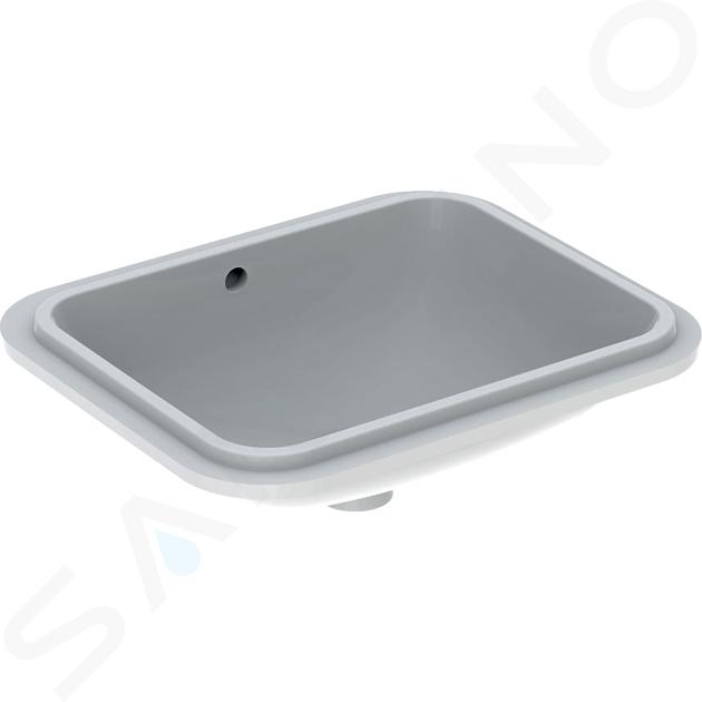 Geberit VariForm - Lavabo ad incasso 530x450 mm, con troppopieno, bianco 500.760.01.2