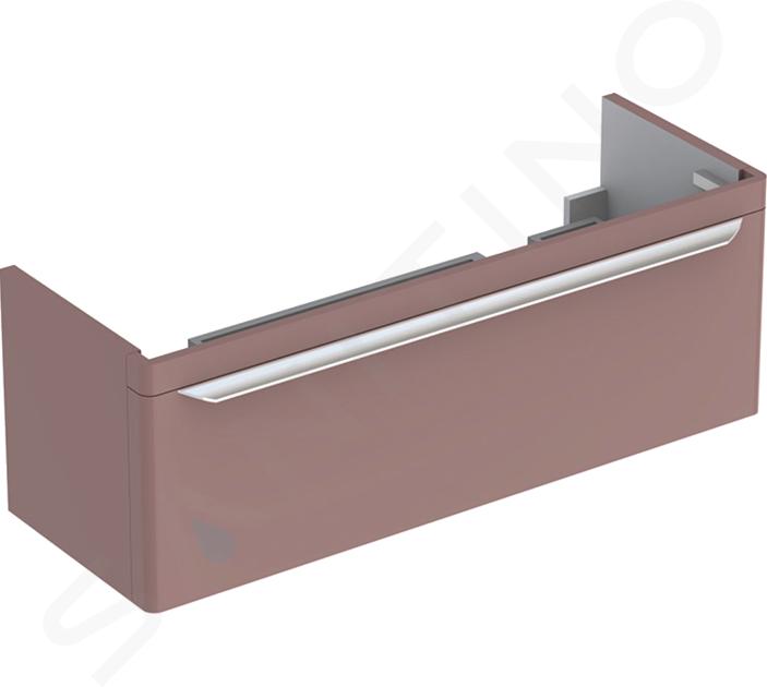 Geberit myDay - Waschtischschrank, 1160x410x430 mm, 1 Lade mit LED Beleuchtung, Taupe 824131000