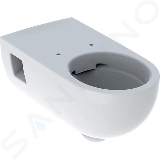 Geberit Selnova - Závěsné WC, bezbariérové, Rimfree, bílá 500.693.01.2