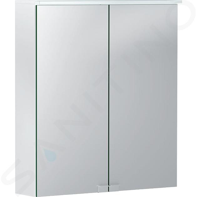 Geberit Option - Armoire de toilette avec éclairage, 600x675x180 mm, blanc 500.273.00.1