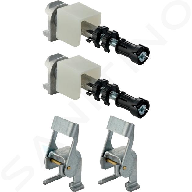 Geberit Duofix - Set di ancoraggio a parete per montaggio singolo o in linea 111.844.00.1