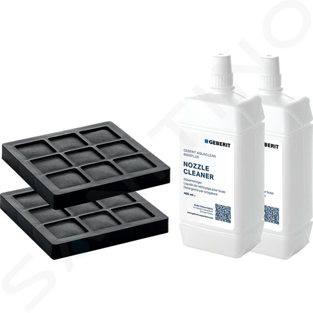 Geberit Zubehör - AquaClean Filterset mit Aktivkohle und Düsenreiniger, Packung mit 2 Stk. 240.626.00.1