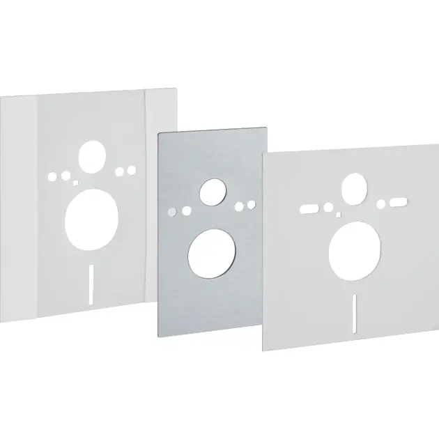 Geberit Accesorios - Placa de cobertura con kit de amortiguación de ruido, para elemento Duofix para WC suspendido 115.396.00.1