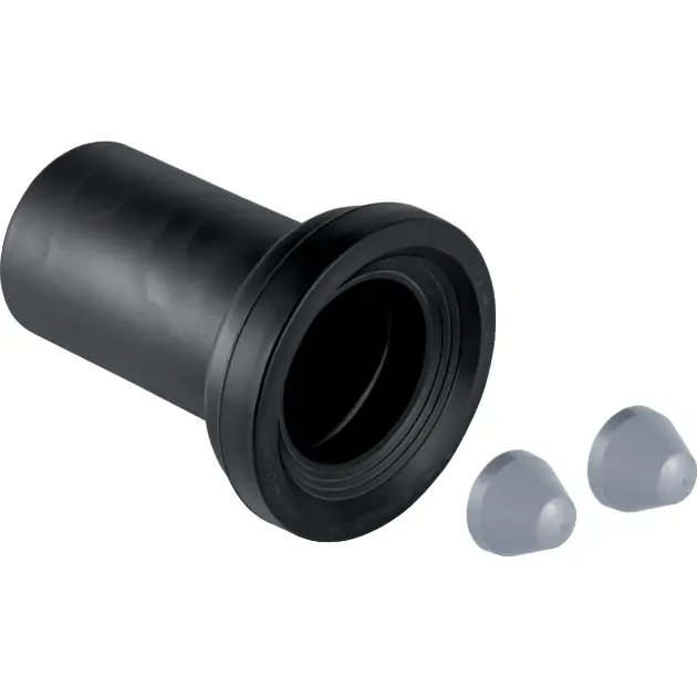 Geberit Accessoires - Manchon de raccordement Geberit avec manchette et cache-boulons, d 110 mm 152.420.46.1