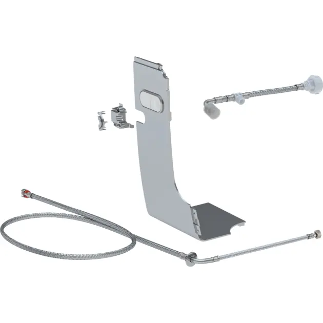 Geberit Sada připojení vody pro splachovací nádržku Kappa 15 cm, pro AquaClean Mera, lesklý chrom
