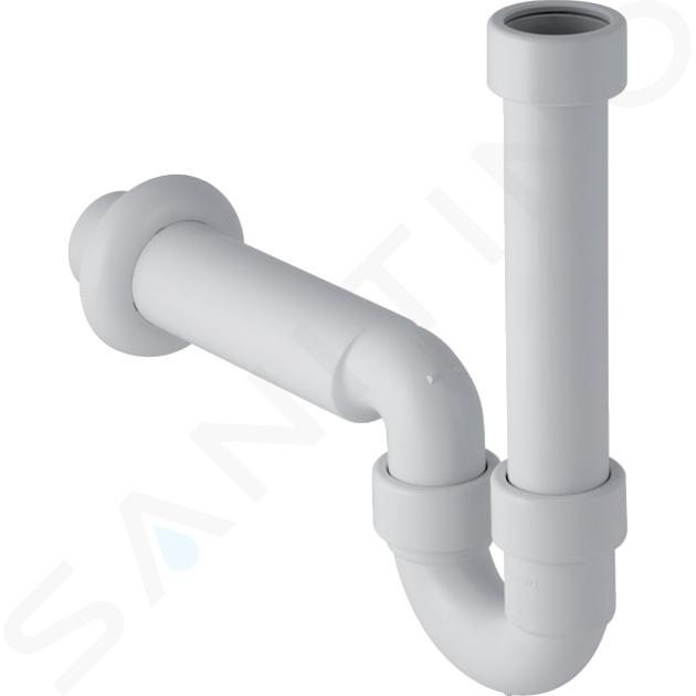 Geberit Accessoires - Siphon en tube pour appareils, d 50 mm, blanc alpin 152.702.11.1