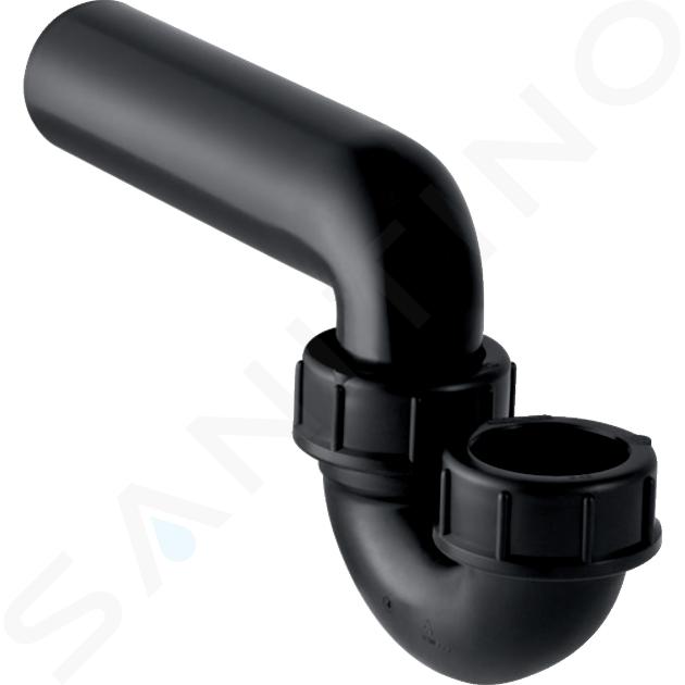 Geberit Accessoires - Siphon pour éviers, avec raccord à joint américain, entrée / sortie horizontale, d 40 mm, d1 40 mm 152.036.16.1