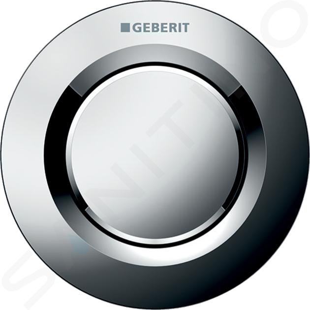 Geberit Spoelsystemen - Afstandsbediening type 01, pneumatisch, voor 1-toets spoeling, glanzend chroom 116.040.21.1