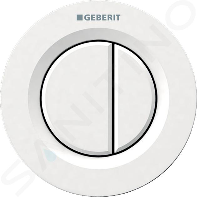 Geberit Spoelsystemen - Afstandsbediening type 01, pneumatisch, voor 2-toets spoeling, alpine wit 116.042.11.1