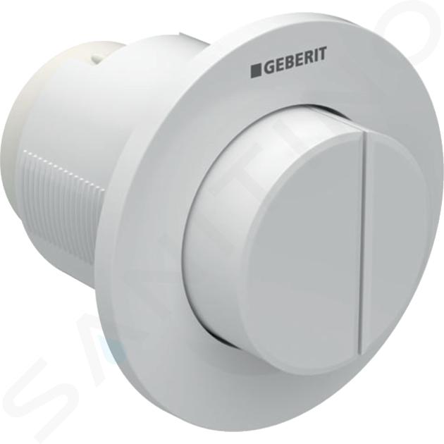 Geberit Sistemas de descarga de WC - Control desde distancia tipo 01, neumático, para descarga doble, elevado, blanco alpino 116.044.11.1