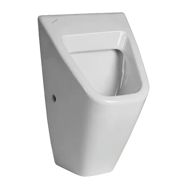 Sanela Keramika - Pisoár Villa, s radarovým splachovačom, zadný prívod vody, batériové napájanie, biela SLP 12RB