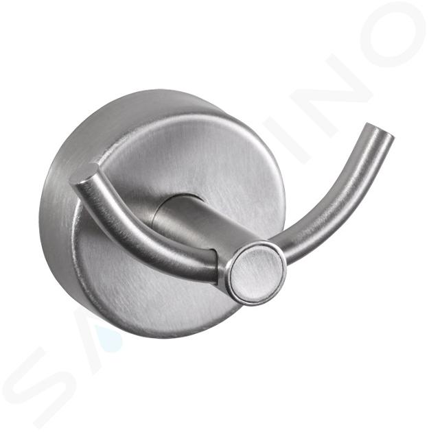 Sanela Edelstahl - Accessoires - Doppelhaken, Edelstahl matt SLZN 57X