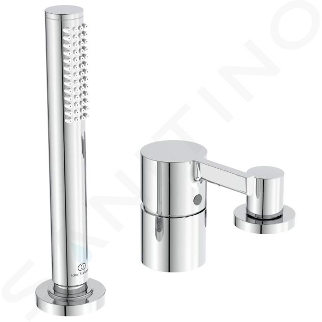 Ideal Standard Joy - Grifo para borde de bañera, 3 orificios, cromo BC788AA