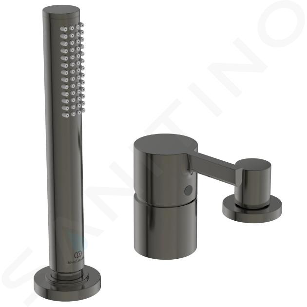 Ideal Standard Joy - Kádperemes csaptelep, 3 lyukú beépítés, Magnetic Grey BC788A5
