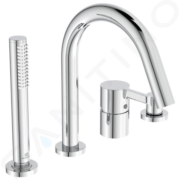 Ideal Standard Joy - Grifo para borde de bañera, 4 orificios, cromo BC789AA