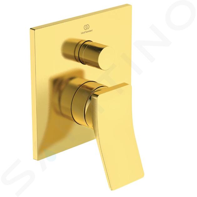 Ideal Standard Conca Tap - Grifo empotrado, para 2 dispositivos, Brushed Gold A7374A2