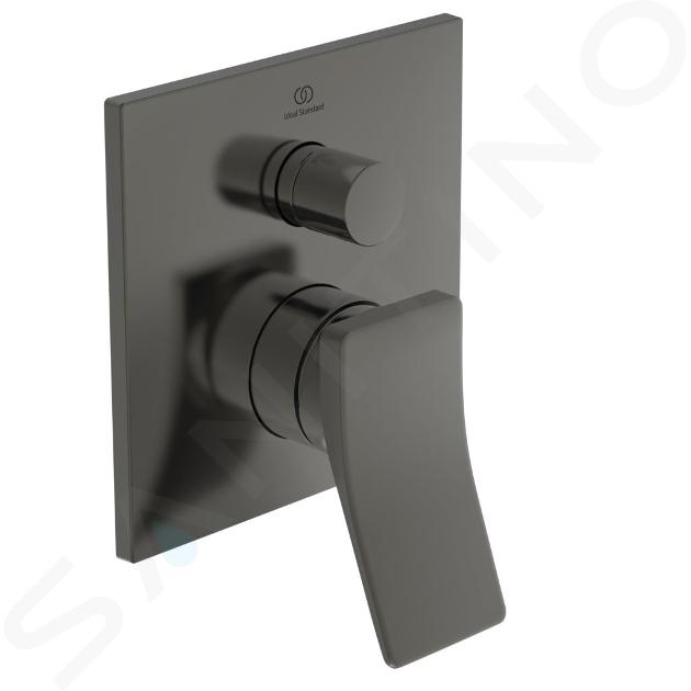 Ideal Standard Conca Tap - Grifo empotrado, para 2 dispositivos, Magnetic Grey A7374A5