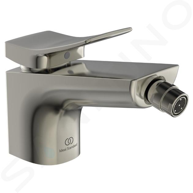 Ideal Standard Conca Tap - Miscelatore per bidet con sistema di scarico, Silver Storm BC760GN