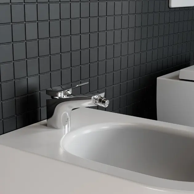 Rubinetto Bidet Storm Cromo - Miscelatore Monocomando In Ottone Per Bagno Moderno - Foto 7