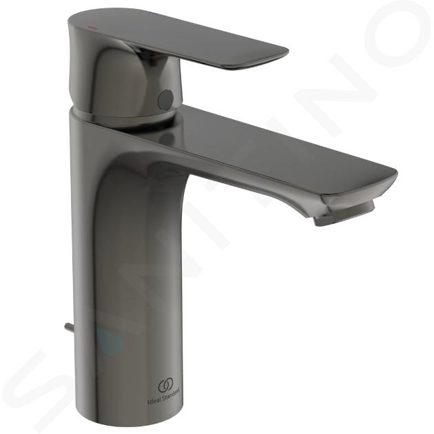 Ideal Standard Connect Air - Miscelatore da lavabo Grande con sistema di scarico, Magnetic Grey A7053A5