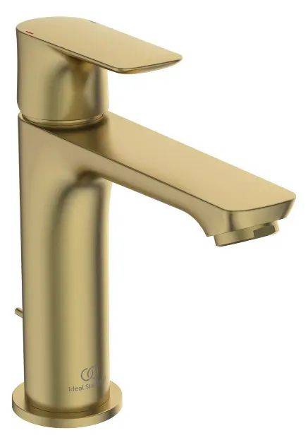 Levně Ideal Standard Connect Air - Umyvadlová baterie Grande Slim s výpustí, Brushed Gold A7012A2