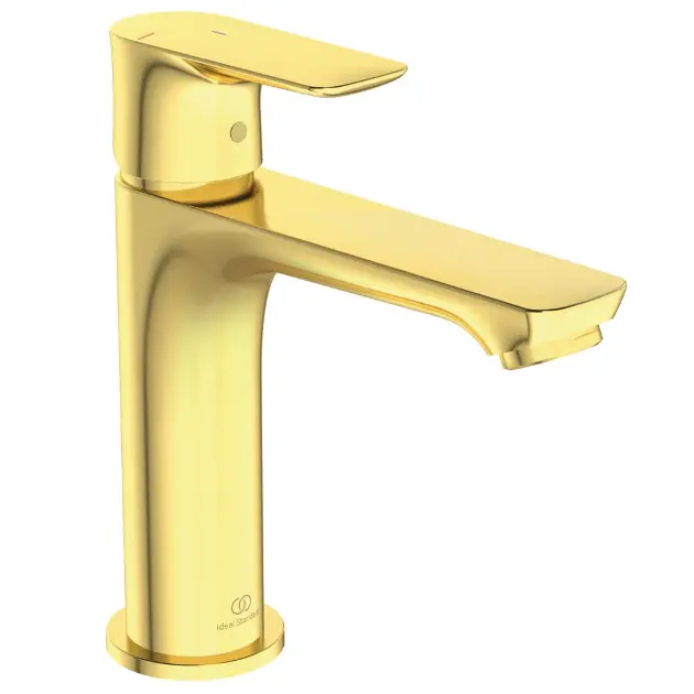 Levně Ideal Standard Connect Air - Umyvadlová baterie Grande Slim, BlueStart, Brushed Gold A7016A2