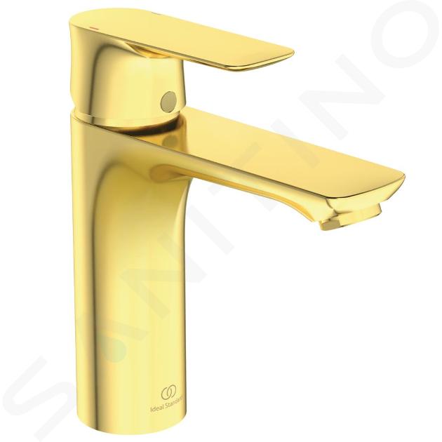 Ideal Standard Connect Air - Miscelatore da lavabo Grande, Brushed Gold A7055A2