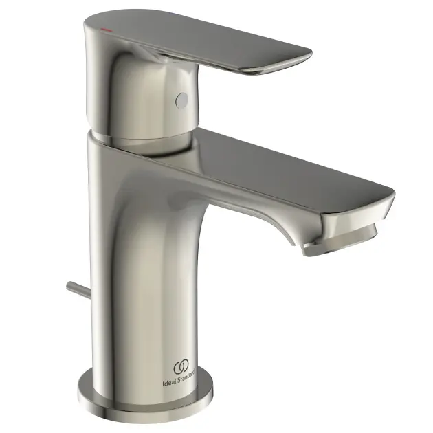 Levně Ideal Standard Connect Air - Umyvadlová baterie Piccolo Slim s výpustí, Silver Storm A7014GN
