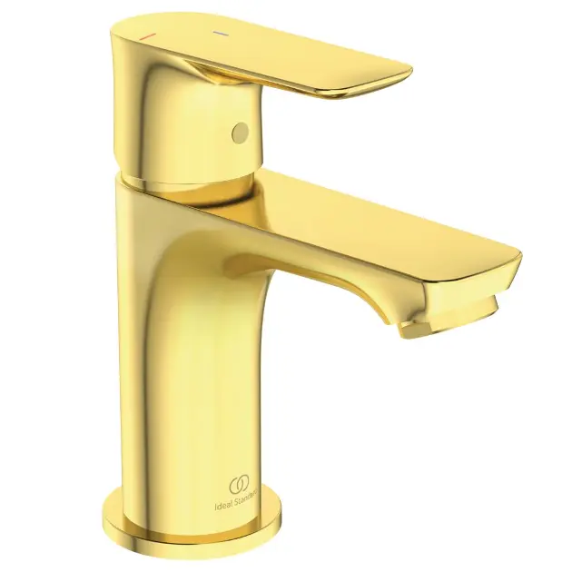 Levně Ideal Standard Connect Air - Umyvadlová baterie Piccolo Slim, BlueStart, Brushed Gold A7019A2