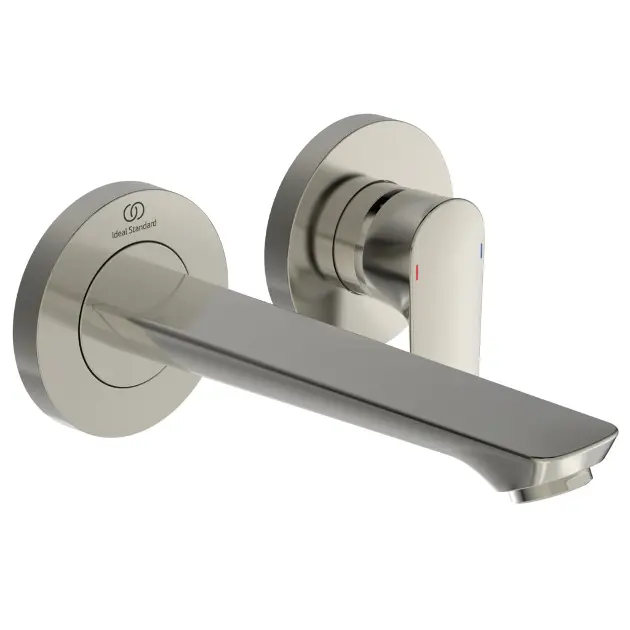 Ideal Standard Connect Air - Baterie încastrată de lavoar, instalare cu 2 orificii, Silver Storm A7029GN