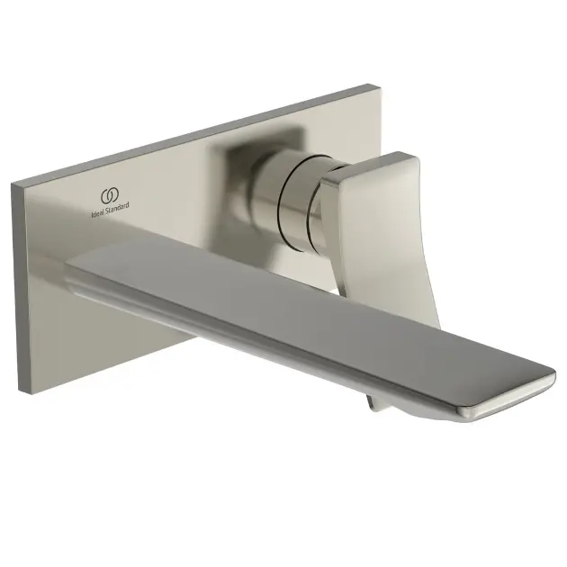 Levně Ideal Standard Conca Tap - Umyvadlová baterie pod omítku, výtok 18 cm, Silver Storm A7371GN