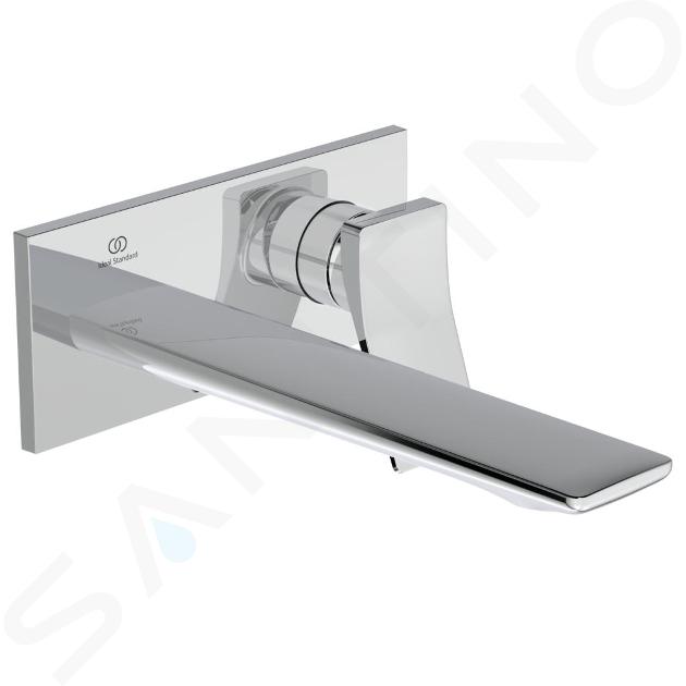 Ideal Standard Conca Tap - Miscelatore ad incasso per lavabo, sporgenza 220 mm, cromo A7372AA