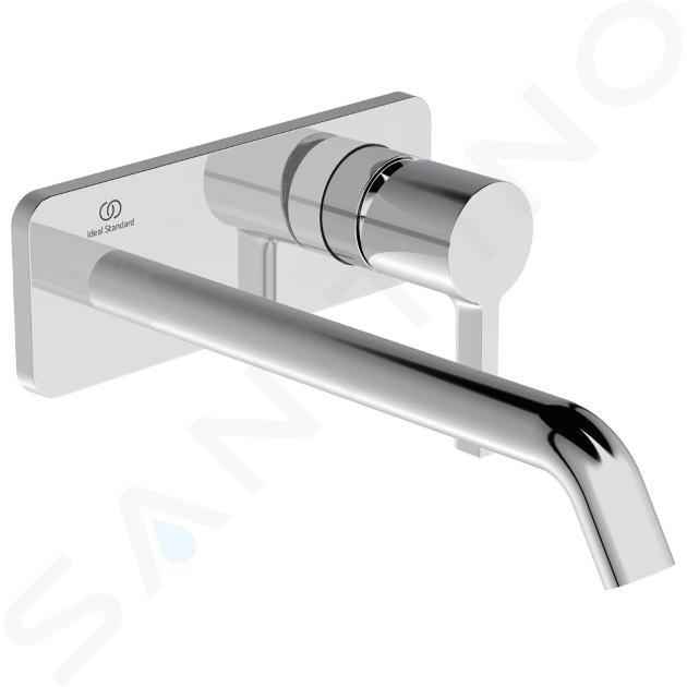 Ideal Standard Joy - Grifo de lavabo empotrado, caño 220 mm, cromo A7381AA