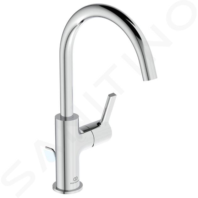 Ideal Standard Joy - Grifo de lavabo con desagüe, cromo BC777AA