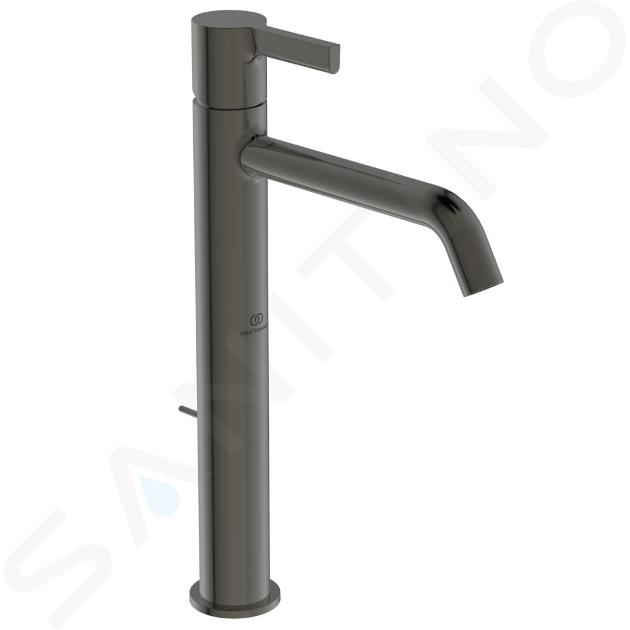 Ideal Standard Joy - Grifo de lavabo con desagüe, Magnetic Grey BC781A5