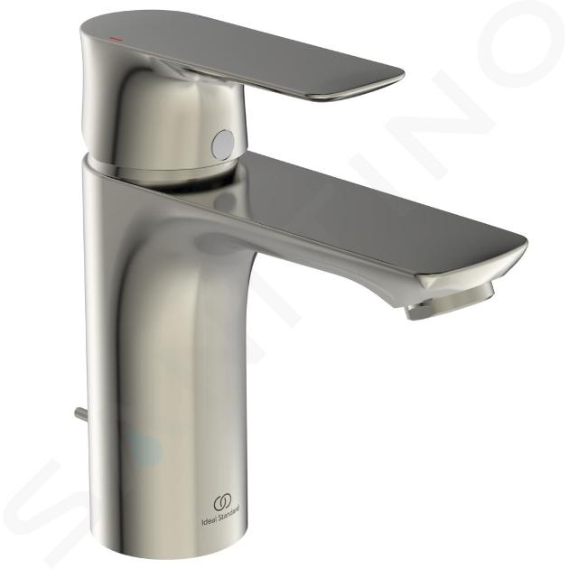 Ideal Standard Connect Air - Grifo de lavabo con desagüe, Silver Storm A7021GN