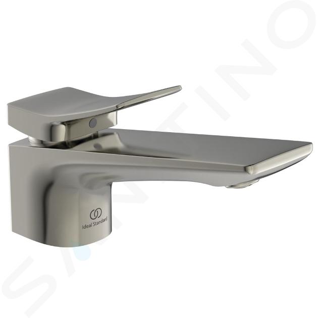 Ideal Standard Conca Tap - Wastafelkraan met waste, Silver Storm BC753GN