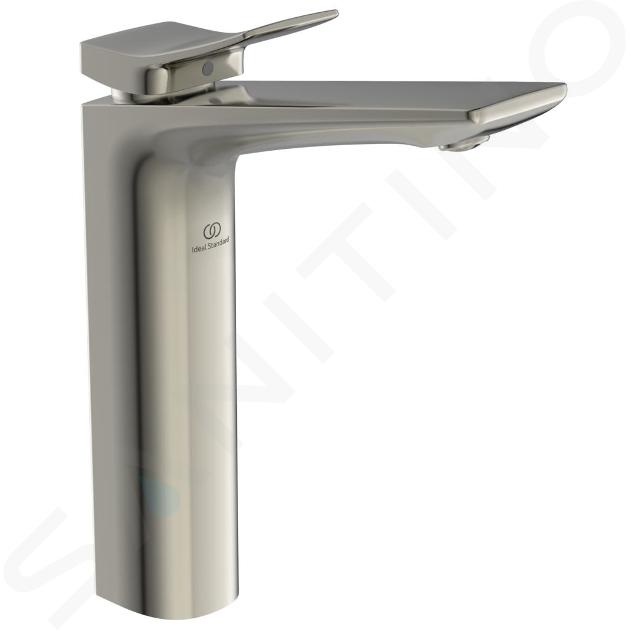 Ideal Standard Conca Tap - Wastafelkraan met waste, Silver Storm BC757GN