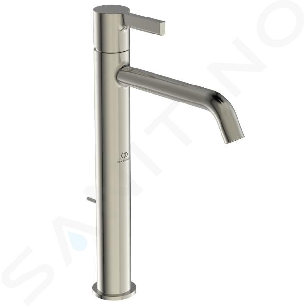 Ideal Standard Joy - Grifo de lavabo con desagüe, Silver Storm BC781GN