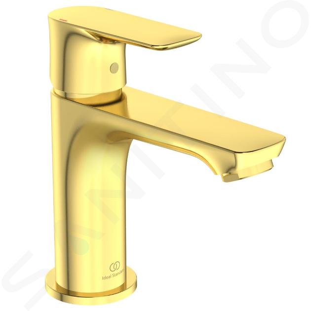 Ideal Standard Connect Air - Grifo de lavabo Slim, Brushed Gold A7010A2