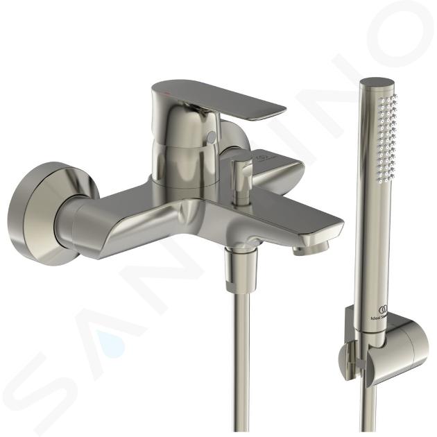 Ideal Standard Connect Air - Grifo de bañera con accesorios, Silver Storm A7056GN