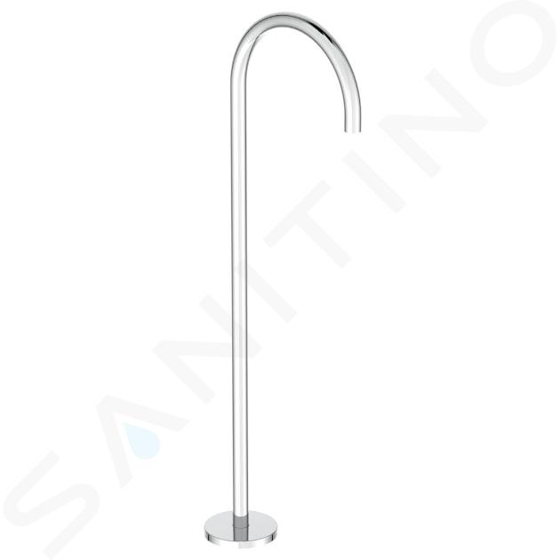 Ideal Standard Joy - Bocca di erogazione a pavimento per vasca da bagno, con corpo incasso, cromo A7387AA