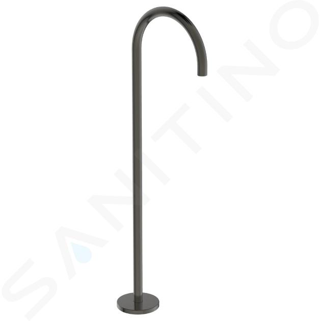 Ideal Standard Joy - Bocca di erogazione a pavimento per vasca da bagno, con corpo incasso, Magnetic Grey A7387A5